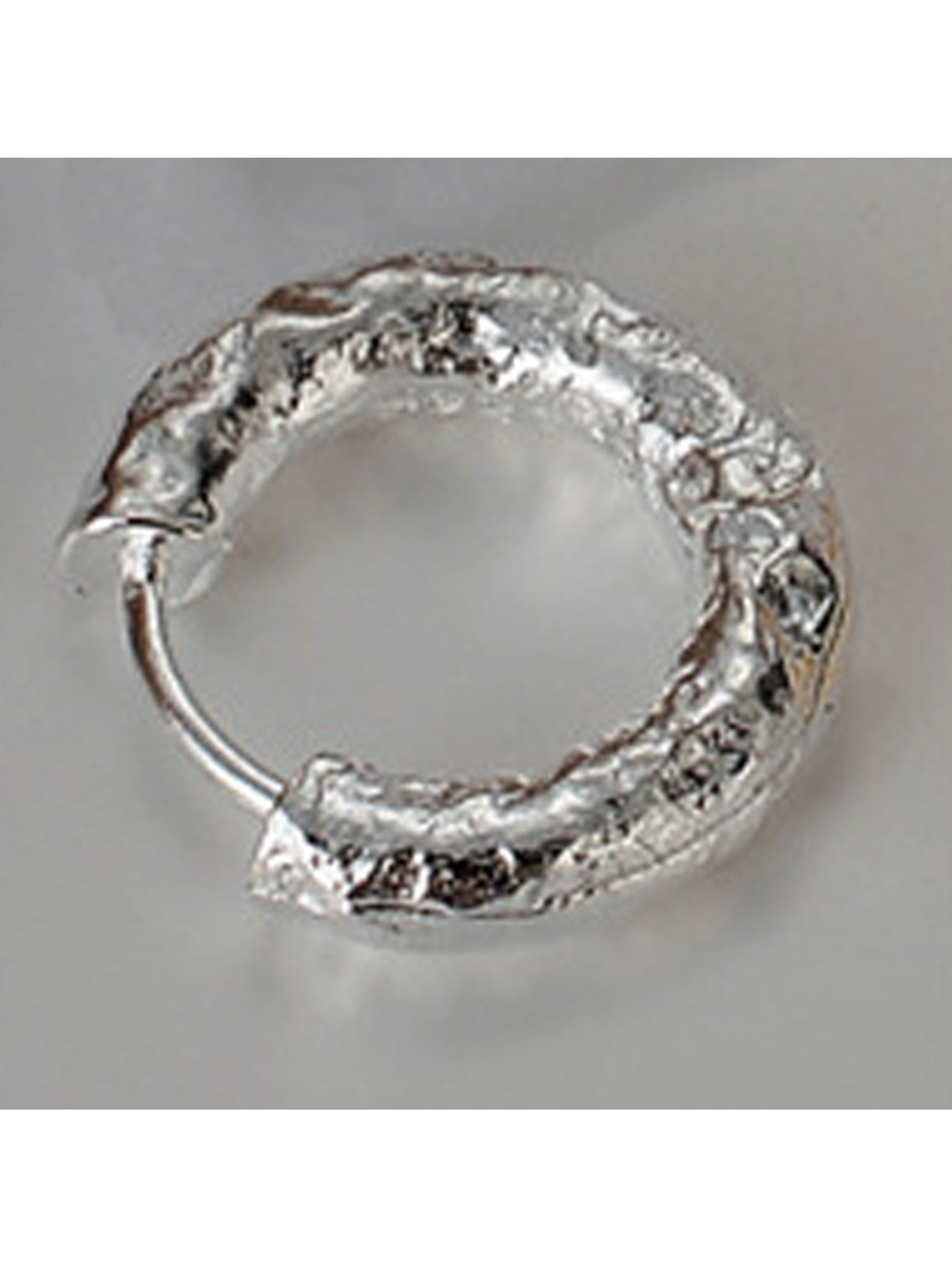 Simple design S925 pure silver ear buckle female texture earrings 