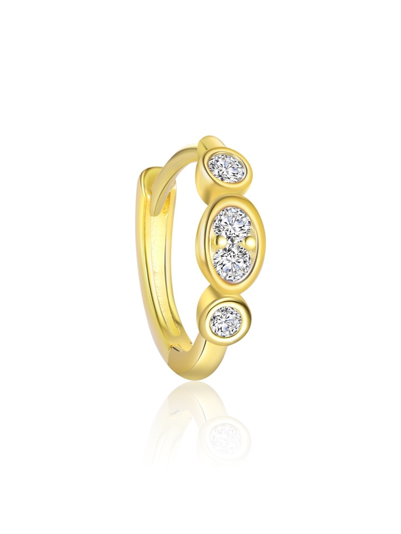 S925 pure silver light luxury super sparkling zircon set fashionable earrings for women 