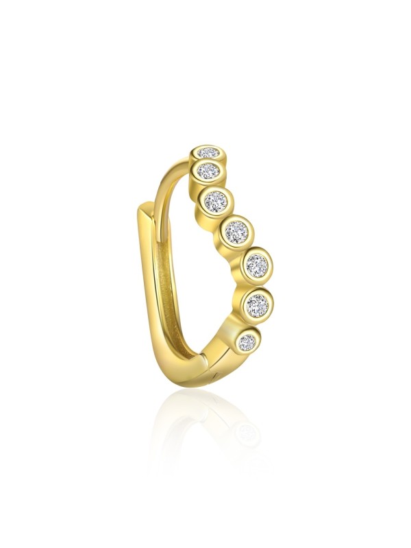 S925 pure silver light luxury super sparkling zircon set fashionable earrings for women