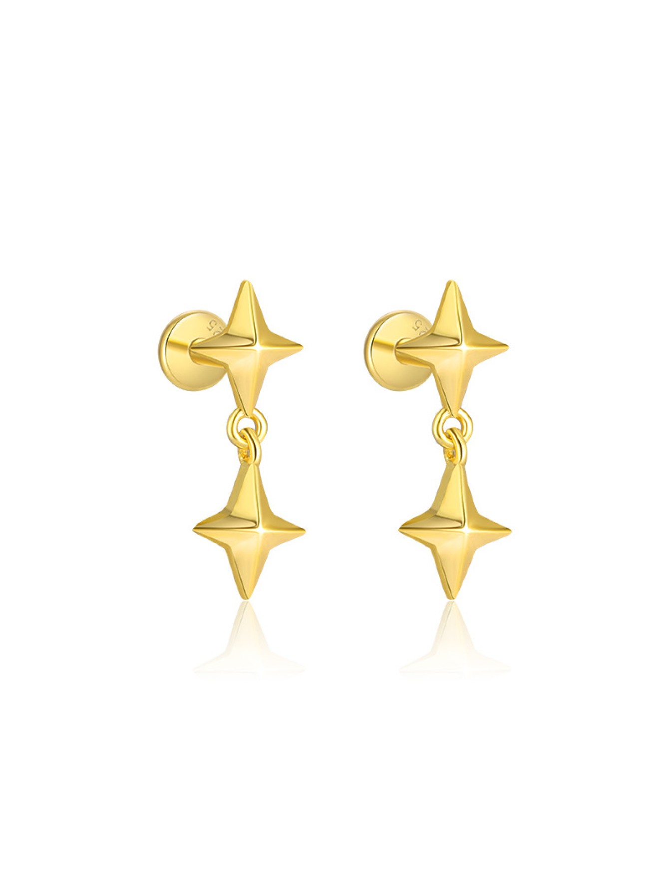 S925 pure silver tassel zircon flat bottom earrings for women's light luxury high-end earrings wholesale 